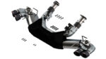 Borla 2020 Chevrolet Corvette C8 6.2L S-Type Exhaust System Dual Round Angle Cut Carbon Fiber Tips - Image 2