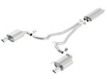 Borla 15-16 Ford Mustang GT / Convertible 5.0L AT/MT EC-Type CB SS Single Round Rolled Tips Exhaus - Image 2