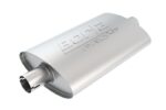 Borla Universal Pro-XS Oval 2.5in Inlet/Outlet Center/Center Notched Muffler - Image 3