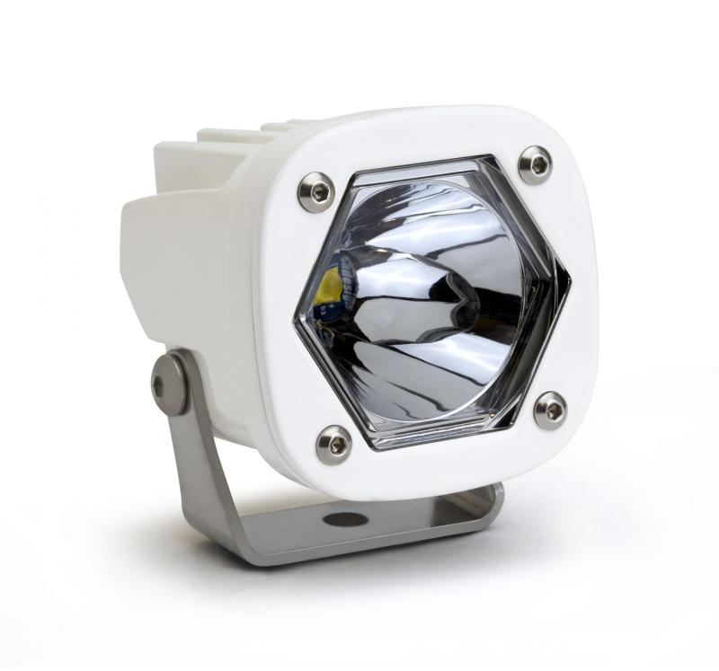 8bb9191eb580539940faf803f0508fa7 Baja Designs S1 Spot LED Light w/ Mounting Bracket Single - White - Image 1