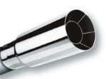 Borla Universal Polished Tip Single Round Intercooled (inlet 2 1/4in. Outlet 2 1/2in) - Image 2