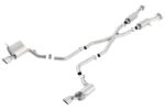 Borla 2015 Jeep Grand Cherokee SRT8 S-Type Dual Round Rolled Exit Catback Exhaust - Image 3