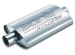 Borla Universal Pro-XS Muffler Oval 2.25in Inlet/Outlet Notched Muffler