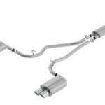 Borla 2020 Ford Explorer ST 3.0L V6 2.25in S-type Exhaust - Chrome Tips