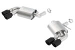 Borla 16-18 Chevy Camaro V8 SS AT/MT ATAK Rear Section Exhaust w/o Dual Mode Valves Ceramic Black - Image 2