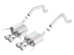 Borla 2014 Chevy Corvette C7 ZO6 S/C w/o AFM w/o NPP S-Type Rear Section Exhaust Dual Rd Rolled Tips - Image 2