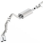 Borla Touring Cat Back 15-16 GMC Denali 6.2L V8 2.75in, 2.25in Dual Same Side Exit 4in Tips Exhaust