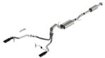 Borla F-150 2021 3.3L CC SB EC STB XL/XLT/Lariat/KR/Plnm/LTD 3/2.25 SRE Cat-Back S-Type BLK CHR Tips - Image 2
