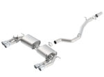 Borla 13-15 Audi S3 S-Type Dual Round Rolled Catback Exhaust - Image 2