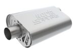 Borla Big Block Chevrolet 396/402/427 2.5in Offset Inlet / 2.5in Center Outlet Crate Muffler - Image 2