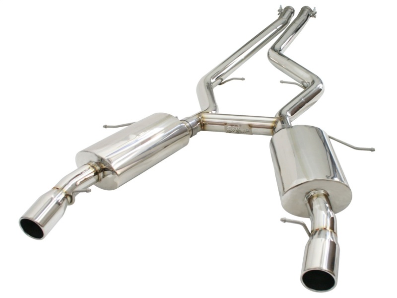 b3573293972384dc57dda32de676239a aFe MACHForce XP Exhausts Cat-Back SS-304 EXH CB BMW 335i (E90/92 Only) 07-09 L6-3.0L (tt) SS-304 - Image 1