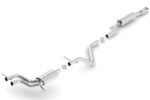 Borla 13-15 Hyundai Veloster Turbo 1.6L AT/MT FWD 2dr Dual Center Rear Exit Cat-Back Exhaust - Image 3
