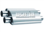 Borla 2.50in Dual In/Out 19in x 9.5in x 4in PRO-XS Muffler