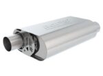 Borla CrateMuffler Small Block Chevrolet ATAK 2.5in Offset/Offset 14inx4.35inx9in Muffler - Image 2