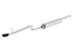 Borla 12-16 Jeep Wrangler V6 4WD Dirt Sport Cat-Back 2.5in Single Square Rolled Angle Cut Rear - Image 2