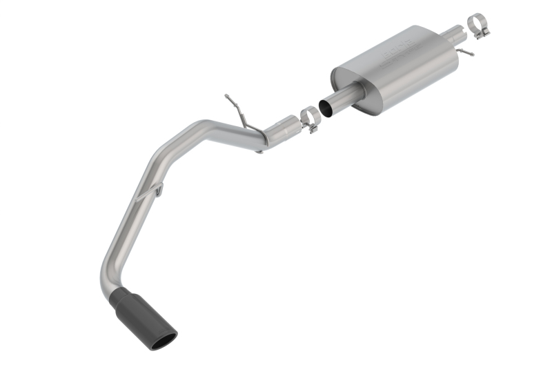 bb8797dd5d2e00e5646700929912e9b7L Borla 2019 Ford Ranger XL/XLT/Lariat 2.3L 2/4WD WB S-Type Catback Exhaust w/ Blk Chrome Tip - Image 1