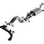 Borla 22-24 Ford Bronco Raptor V6 Turbo AT 2WD / 4WD ATAK Catback Exhaust w/ 4in Black Coated Tips