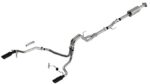 Borla F-150 2021 2.7L/3.5L 4dr CC SB EC STB Lar/KingR/Plnum/LTD 3/2.25 SRE CB S-Type BLK CHR Tips - Image 2