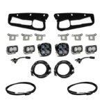 Baja Designs 2021+ Ford Bronco Clear SAE Fog Pocket Kit w/Upfitter - Image 2