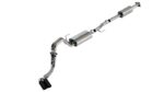 Borla F-150 2021 3.3L CC SB EC STB XL/XLT/Lariat/KR/Plnm/LTD 3/2.25 DSE Cat-Back S-Type BLK CHR Tips - Image 2