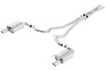 Borla S-Type Cat-Back 15-17 Ford Mustang GT 5.0L V8 MT/AT 2.5in pipe 4in tip - Image 3