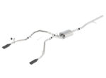 Borla 14 Silv/Sierra 1500 C/B Touring Exh/2.75in in muff 2.25inout 4inTIp SS Rear Exit-Black Chrome - Image 2
