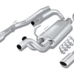 Borla 09-13 Dodge RAM 1500 5.7L CC/SB w/Fact Sngl Exh C/B 3x2.5in Single Round Rolled Split Rear