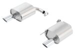 Borla S Type Rear Section 15-17 Ford Mustang 2.3L EcoBoost MT/AT 2.25in pipe 4in tip - Image 2