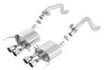 Borla 2014 Chevy Corvette C7 w/ AFM w/o NPP Atak Rear Section Exhuast Quad Rd Rl IC Tips - Image 3