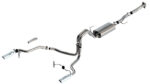 Borla F-150 2021 5.0L 2dr RC SB (122.8 WB) XL/XLT 3/2.25 SRE Cat-Back S-Type Chrome Tips - Image 2