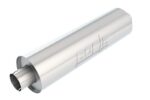 Borla Heavy Duty (Truck) Muffler - 3in Center-Center 24in x 6.75in Round (Notched) - Image 3