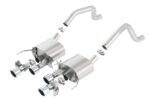 Borla 15 Chevy Corvette C7 ZO6 6.2L w/o AFM w/ NPP ATAK Quad RD RL IC Tips Center Rear Exit Exh - Image 3