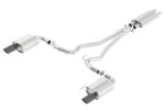 Borla Touring Cat-Back 15 Ford Mustang GT 5.0L V8 MT/AT 2.5in pipe Black 4in tip - Image 3