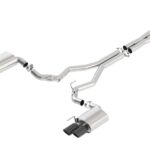 Borla 2018 Ford Mustang GT (A/T / M/T) 3in ATAK Catback Exhaust w/o Valves w/ Black Chrome Tips
