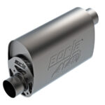 Borla CrateMuffler LS3 3in Offset In/Offset Out 14in x 4.35in x 9.10in Oval Muffler ATAK