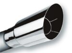 Borla Universal Polished Tip Single Round Angle-Cut (inlet 3in. Outlet 3 1/2in) *NO Returns* - Image 2