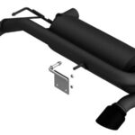 Borla 21-22 Ford Bronco 2.7L V6 4WD ATAK Axle Back Exhaust w/ Black Coated Tips