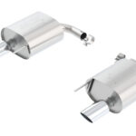 Borla Atak Rear Section 15-17 Ford Mustang 2.3L EcoBoost MT/AT 2.25in pipe 4in tip