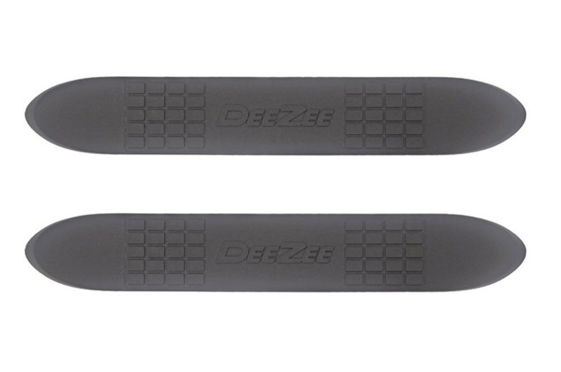 2e7dec4ecd9c0f4089e44289b3bdbe14L Deezee Universal Service Parts Step Pads 4In Checkered w/ DZ Logo - Image 1