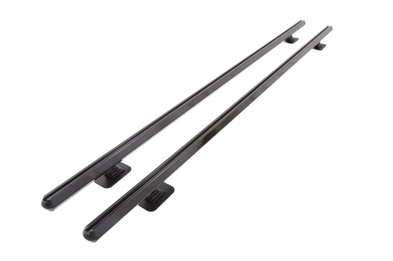 6a86555ac8fe8eddd436a6bcb23f757a-1 Deezee 04-23 Ford F-150/Super Duty Hex Series Side Rails - Gloss Black 6 1/2Ft Bed - Image 1