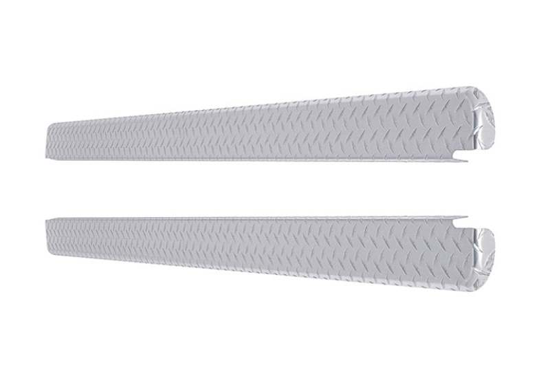 9458681325a1bc91f486f069f86b45a4-1 Deezee 99-07 Chevrolet Silverado/Sierra Bed Cap Wrap Brite-Tread Aluminum 8Ft Bed - Image 1