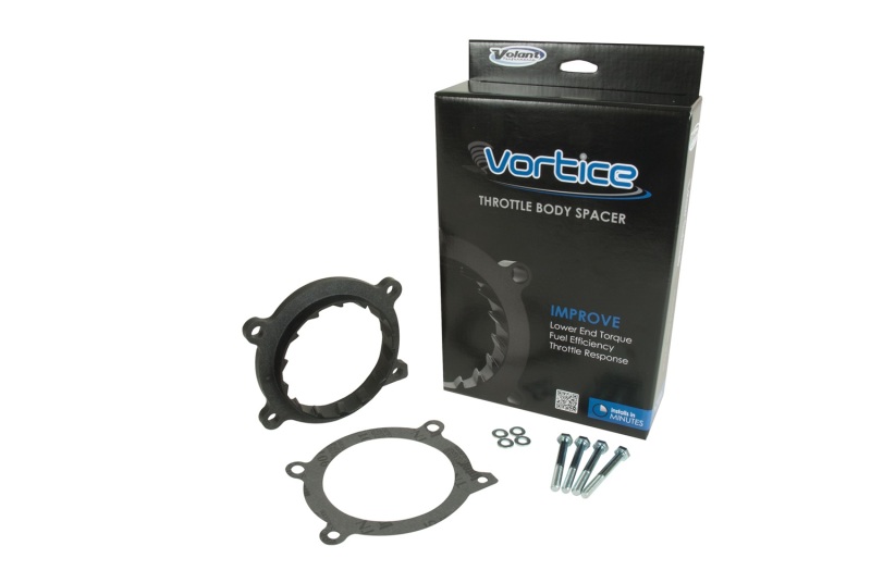 011e8bbadd3431cfe5d36cbf7b0356a5 Volant 10-15 Chevrolet Camaro SS 6.2 V8 Vortice Throttle Body Spacer - Image 1
