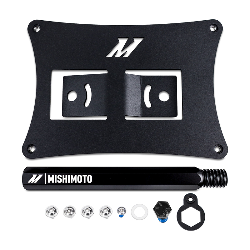 0612a3785bd92e86b85dc1a867f0a834L Mishimoto 2023+ Toyota GR Corolla License Plate Relocation Kit - Image 1