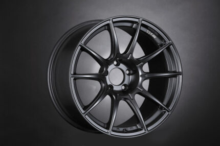 SSR GTX01 17x7 5x100 50mm Offset Flat Black Wheel