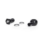 Mishimoto M20 x 5/8 Straight Black Banjo Fitting w/ Bolt - Image 4