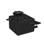 Mishimoto Subaru 02-07 WRX/ 04-14 STI Aluminum Coolant Expansion Tank - Black - Image 2