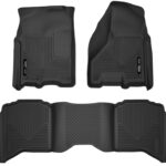 Husky Liners 10-12 Dodge Ram 2500/3500 Crew/Mega Cab X-Act Contour Black Floor Liner - 1st/2nd Row