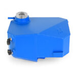 Mishimoto 2013+ Ford Focus ST/2016+ Focus RS Aluminum Expansion Tank - Wrinkle Blue - Image 3
