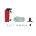 Mishimoto Small Aluminum Oil Catch Can - Wrinkle Red - Image 3