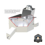 Mishimoto 13-2018 Ram 6.7L Cummins Aluminum Degas Tank - Natural - Image 5